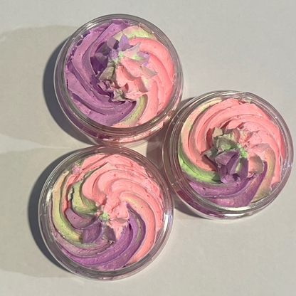 pink sugar whipped soap