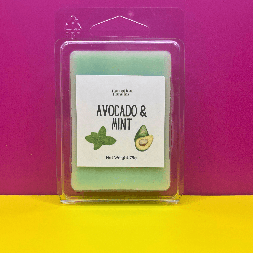 avocado and mint wax melt