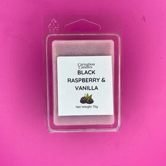 black raspberry and vanilla wax melt
