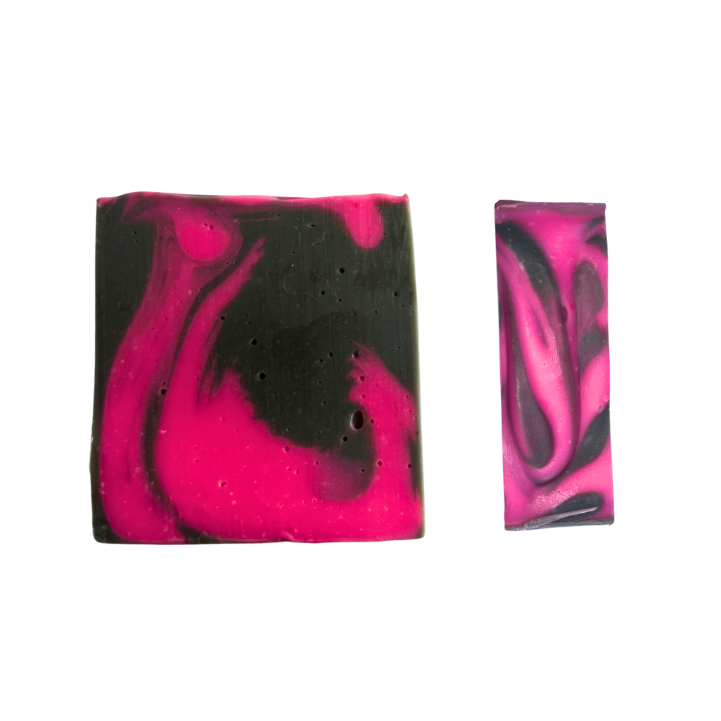 black raspberry and vanilla soap bar