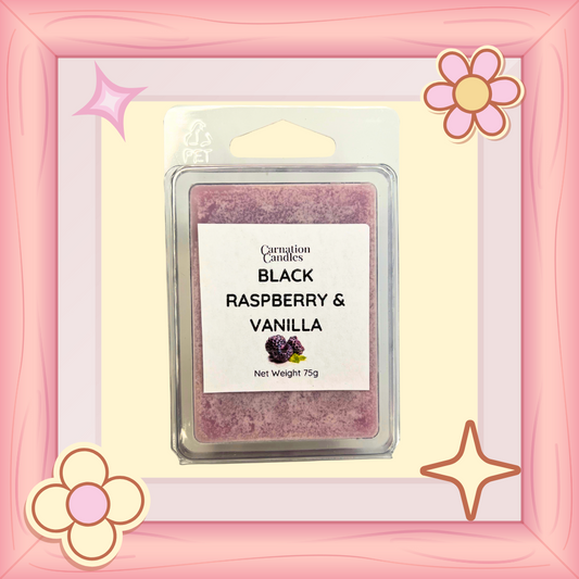 black raspberry and vanilla wax melt brisbane