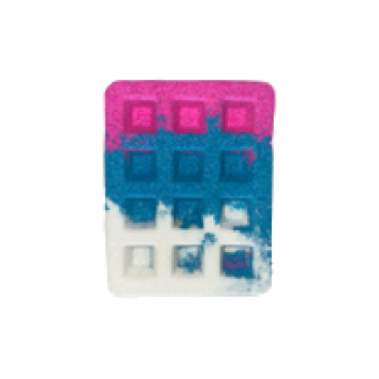 Blue Raspberry Waffle Bath Bomb