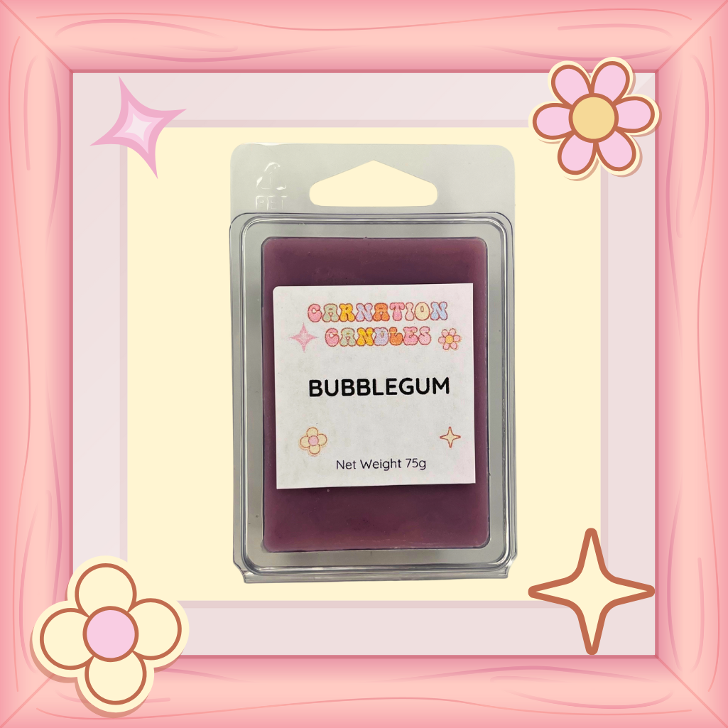 bubblegum scented wax melts