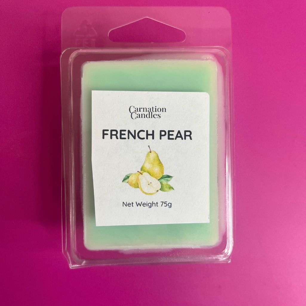 french pear wax melt