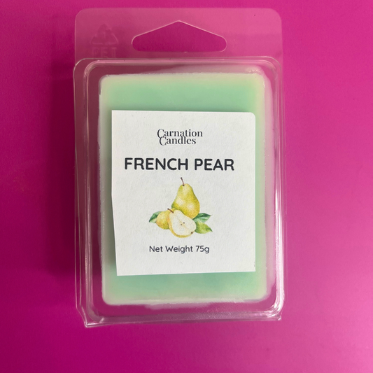 french pear wax melt