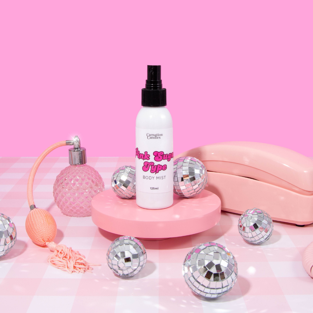 pink sugar body mist