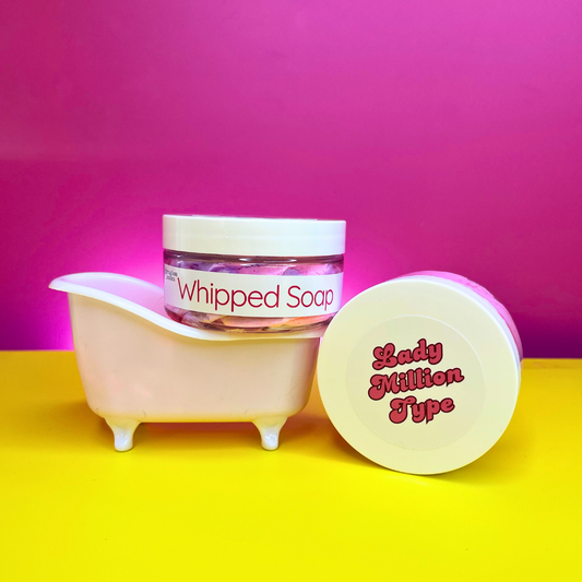 lady million type whipped soap