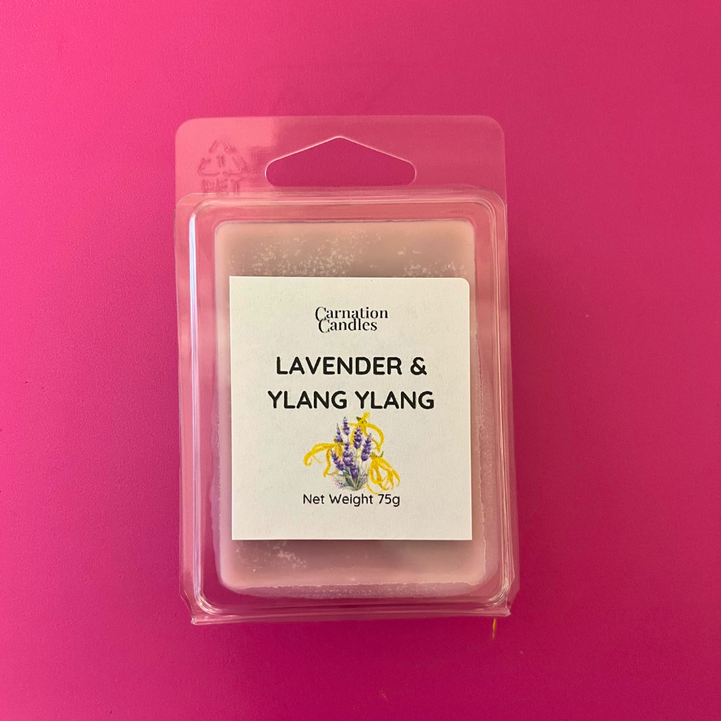 lavender and ylang ylang wax melt