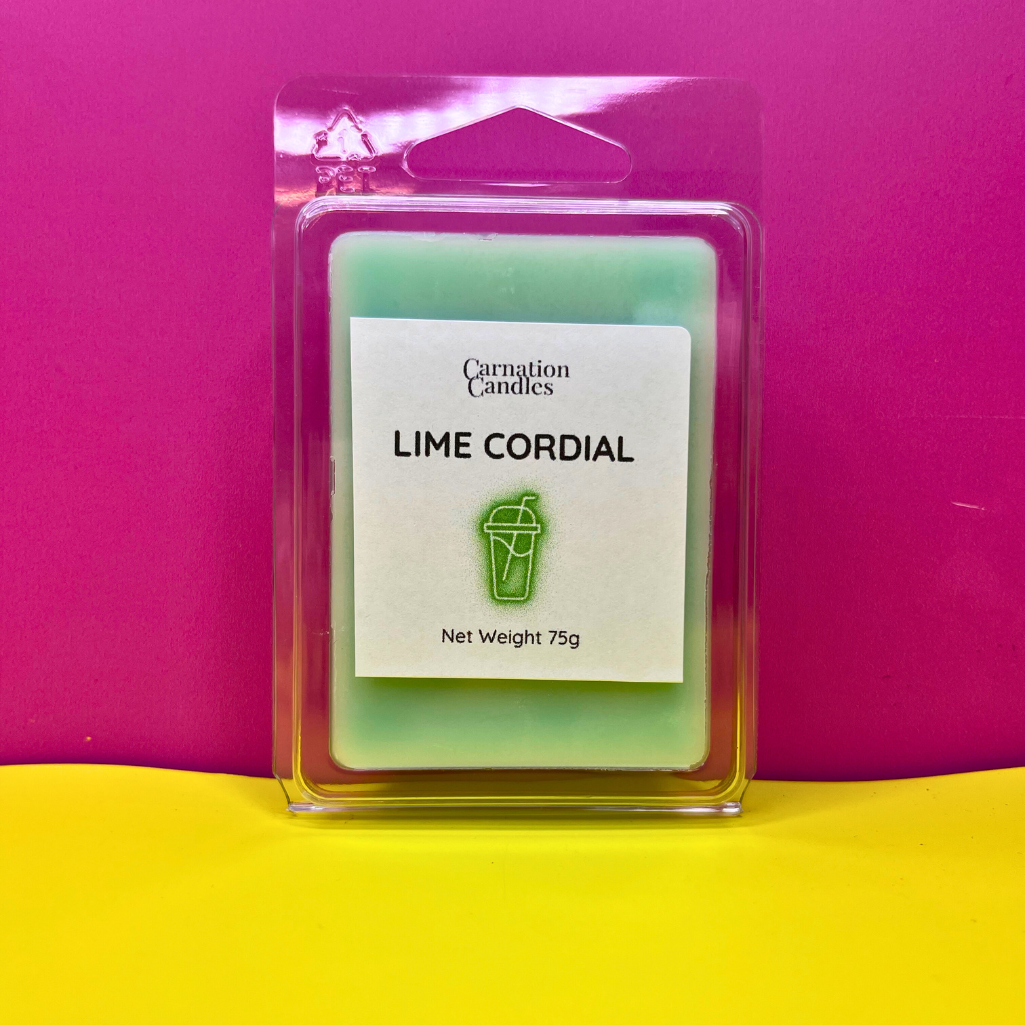 lime cordial scented wax melts