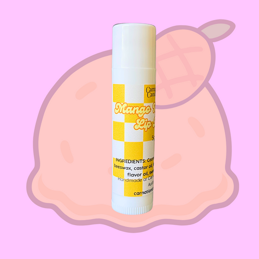 mango ice cream lip balm handmade queensland