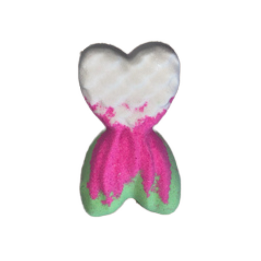 Watermelon Lollipop Mermaid Tail Bath Bomb