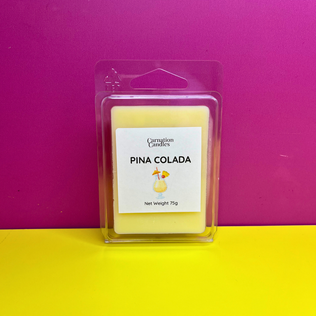 pina colada scented wax melt