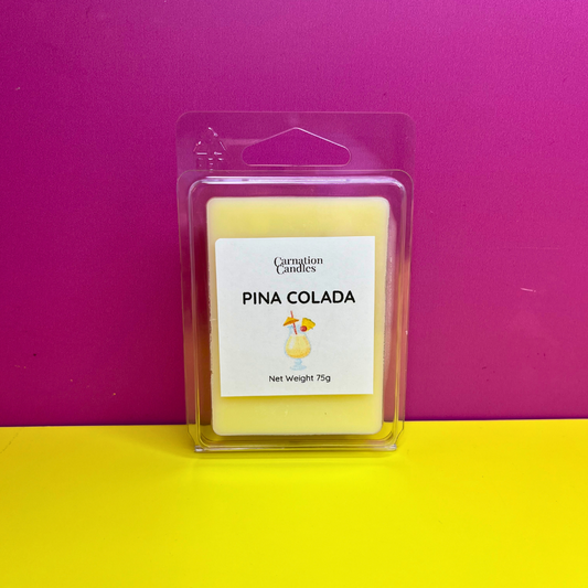 pina colada scented wax melt