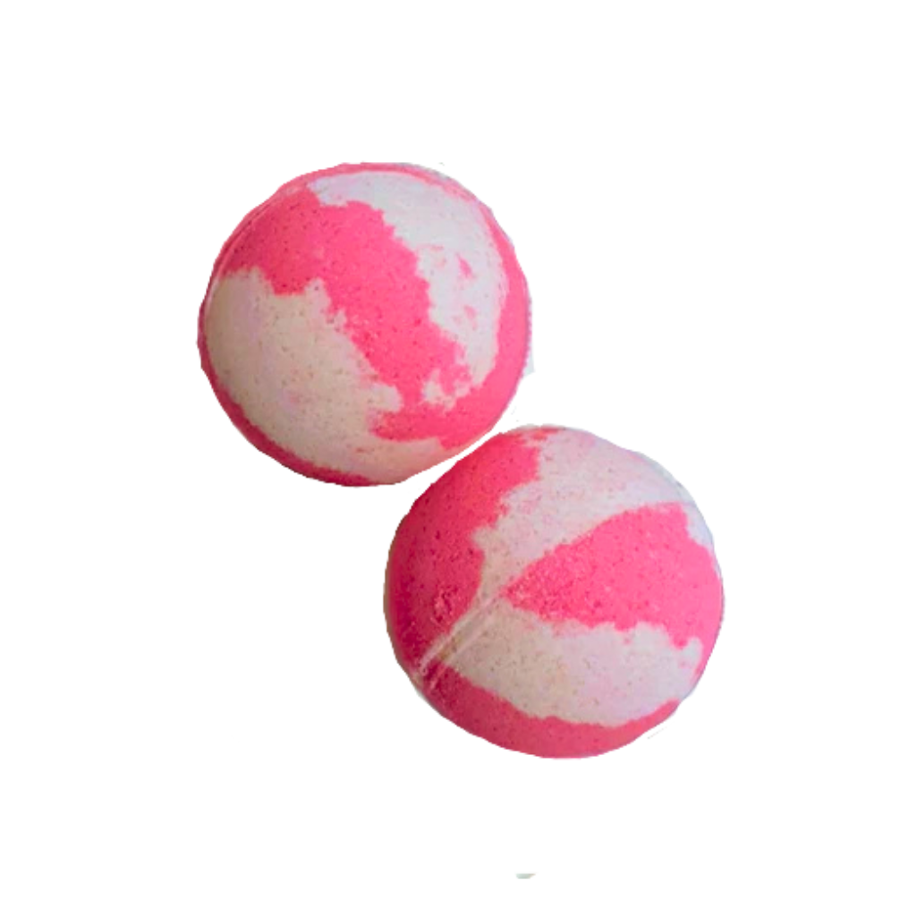 pink apple and vanilla bath bomb australia