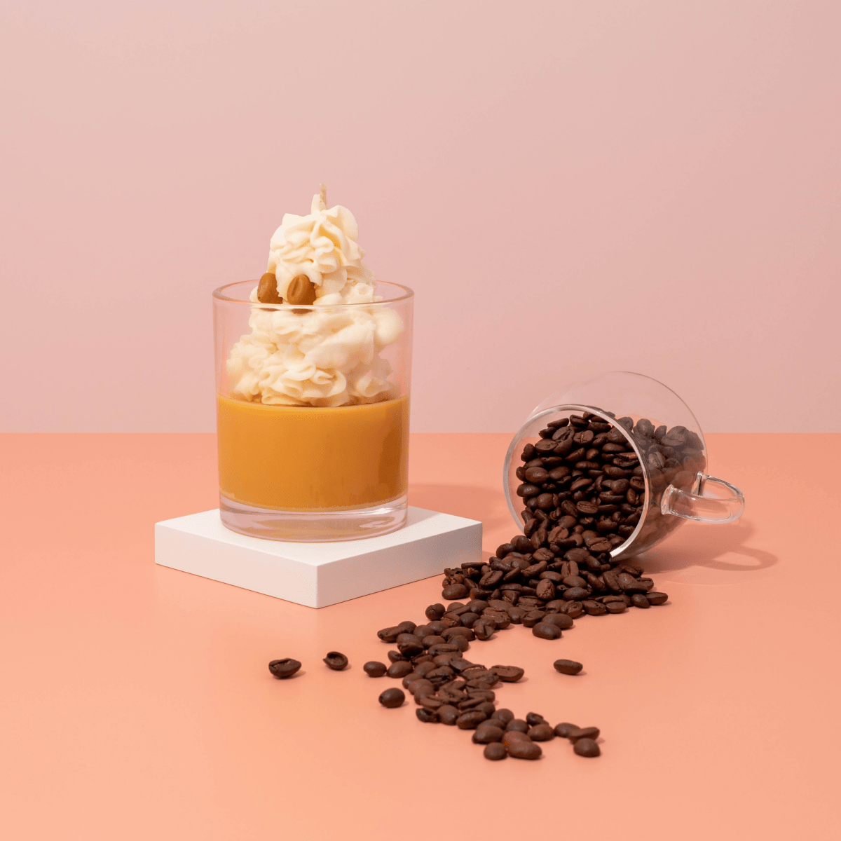 coffee dessert candle